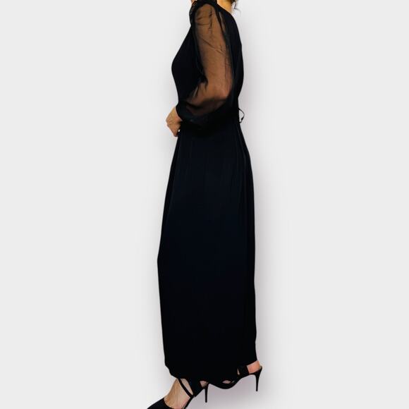 90s Jeffery & Dara Black Jump Suit - Picture 4 of 8